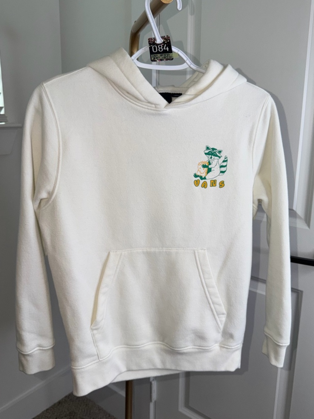 84. Vans Kids Lazy Daze Pullover Sweatshirt in Marshmellow White